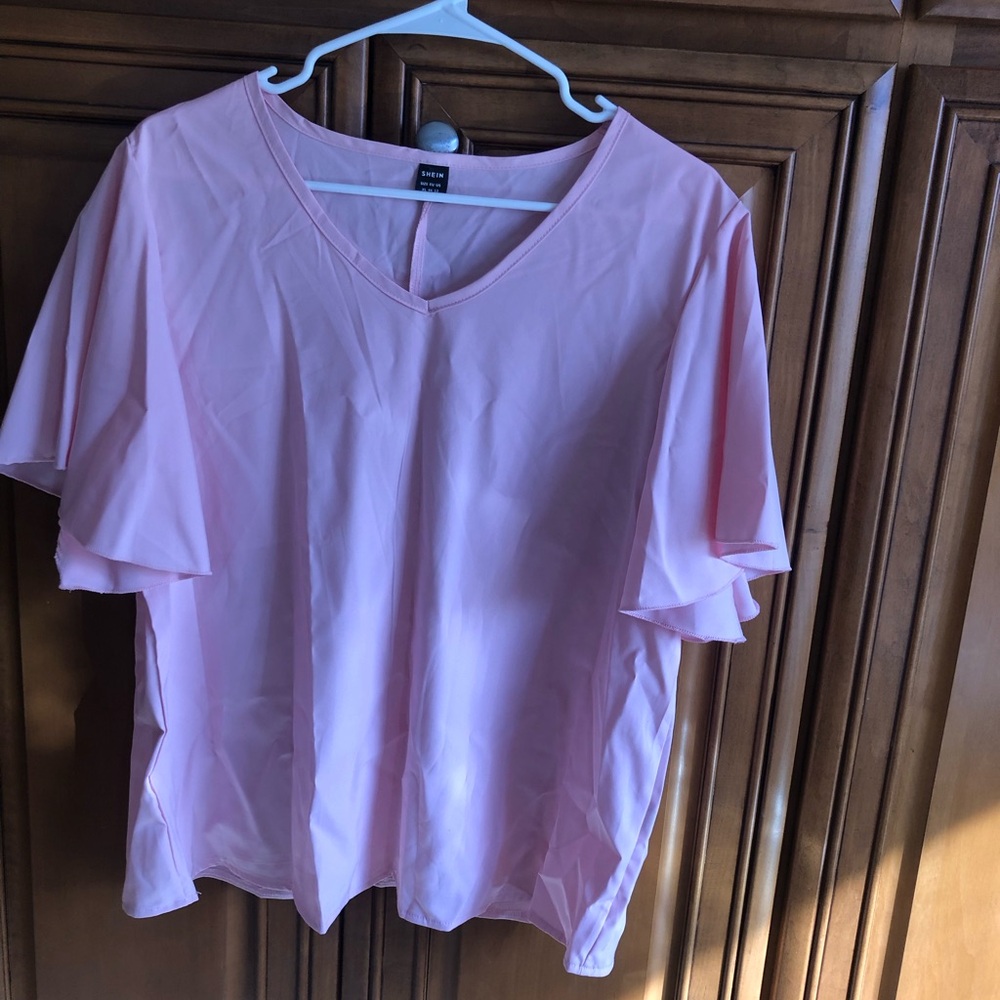Brand new Pink blouse, light material, size Xl, brand Shein